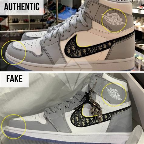 fake dior jordon 1s|dior jordan 1 high spotting.